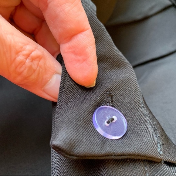 Eloquii black pleated wide leg dress pant with pockets. Size 16‎ - Picture 7 of 14